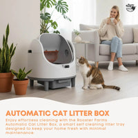 Rooster Farms Self-Cleaning Litter Box 68L — WiFi