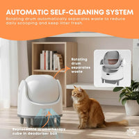 Rooster Farms Self-Cleaning Litter Box 68L — WiFi