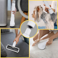 Furtastic 8-in-1 XL Pet Grooming Vacuum Kit