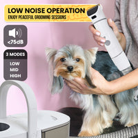 Furtastic 8-in-1 XL Pet Grooming Vacuum Kit