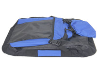 Foldable Soft Crate Bag with Curtain — Small, Blue