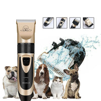 Cordless Pet Clipper Kit with 4 Combs - USB