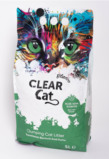 ClearCat Clumping Cat Litter 10L — Aloe Vera
