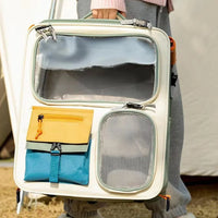 Large Capacity Pet Backpack Dogs Travel Carrier