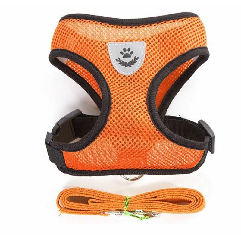 Pet Dog Cat Puppy Soft Leash VEST Mesh Breathe