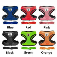 Pet Dog Cat Puppy Soft Leash VEST Mesh Breathe