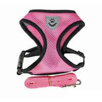 Pet Dog Cat Puppy Soft Leash VEST Mesh Breathe