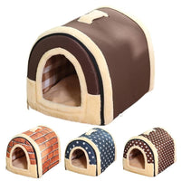 Pet House Kennel Soft Igloo Beds Cave Cat Puppy Bed