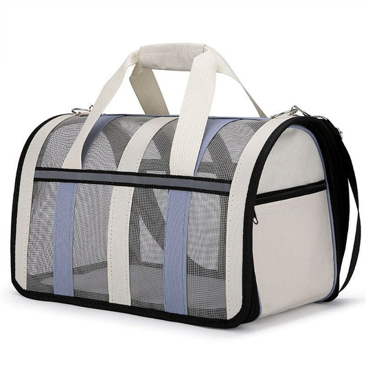 Breathable Cat Tote Carrier — Blue