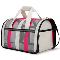 Breathable Cat Tote Carrier — Rose Red