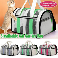 Breathable Cat Tote Carrier — Rose Red