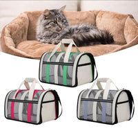 Breathable Cat Tote Carrier — Rose Red