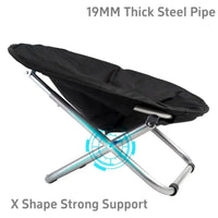 Folding Pet Bed Chair Portable Round Dog Bed Cat Bed Cushion