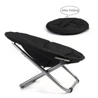 Folding Pet Bed Chair Portable Round Dog Bed Cat Bed Cushion