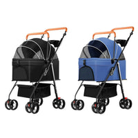 Foldable 1 Pet Stroller for Outdoor Travel Outing