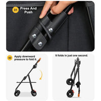 Foldable 1 Pet Stroller for Outdoor Travel Outing
