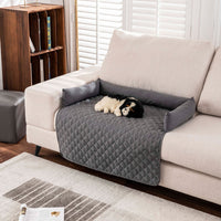 Grey Waterproof & Scratch-Resistant Pet Sofa Protector Mat
