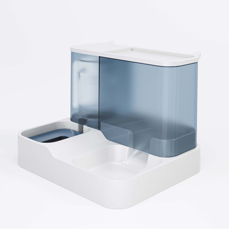Automatic Cat Feeder & Water Dispenser 3L — Blue