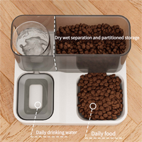 Automatic Cat Feeder & Water Dispenser 3L — Blue