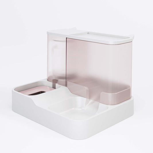 Automatic Cat Feeder & Water Dispenser 3L — Pink