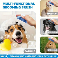 6-Piece Dog Grooming Bath Set - Blue
