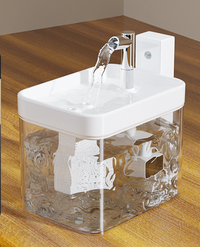 Wireless Sensor Cat Water Fountain 1.5L — White