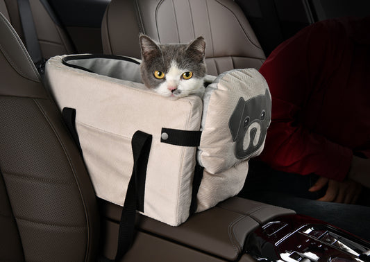 Pet Car Booster Seat & Cats - Safe Travel Carrier Bed