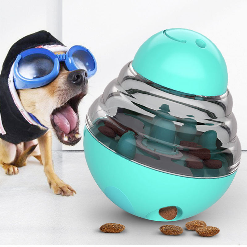 Interactive Dog Puzzle Feeder with Adjustable Food Dispensing