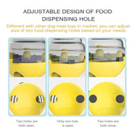 Interactive Dog Puzzle Feeder with Adjustable Food Dispensing