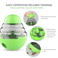 Interactive Dog Puzzle Feeder with Adjustable Food Dispensing