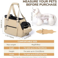 Versatile Pet Carrier Tote Bag & Cats