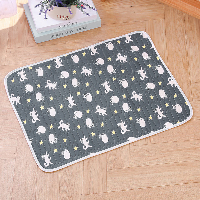 2-Pack Black Cat Pet Summer Cooling Latex Pad - Breathable Ice