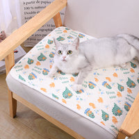 2-Pack Black Cat Pet Summer Cooling Latex Pad - Breathable Ice