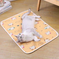 2-Pack Black Cat Pet Summer Cooling Latex Pad - Breathable Ice