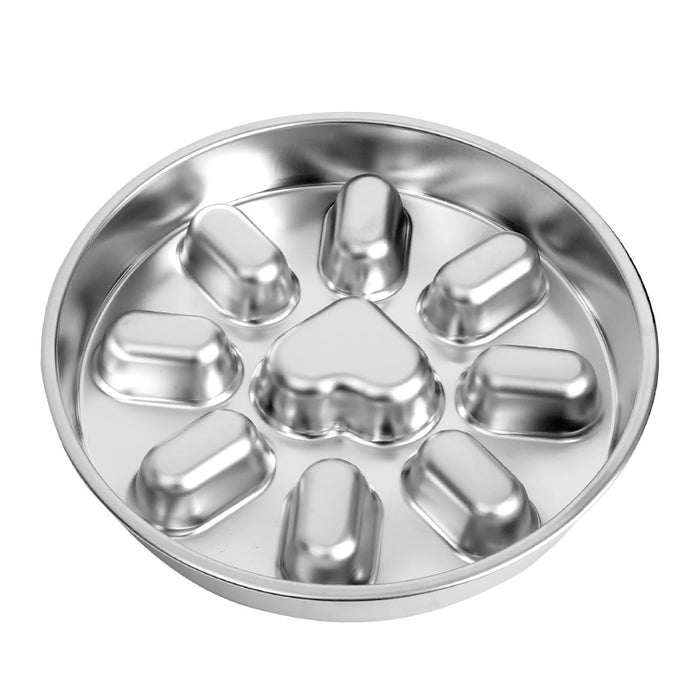 2-Pack Reversible Heavy-Duty 304 Stainless Steel Slow Feeder
