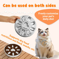 2-Pack Reversible Heavy-Duty 304 Stainless Steel Slow Feeder