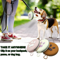 Portable Silicone Double Pet Bowl - Collapsible Travel Dog