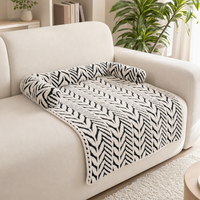 Plush Pet Bed Mat - Polyester Fibre - Thickened Soft Cushion