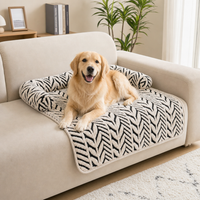 Plush Pet Bed Mat - Polyester Fibre - Thickened Soft Cushion