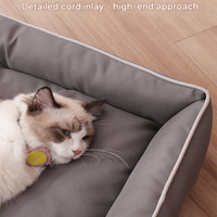 Rectangular Pet Bed with Removable Cooling Mat