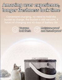 Smart Vacuum Pet Food Storage Container - Moisture & Insect