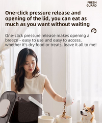 Smart Vacuum Pet Food Storage Container - Moisture & Insect