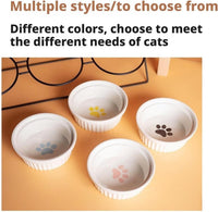 Triple Ceramic Bowl Set with Stand — 3 x 300ml, Pink