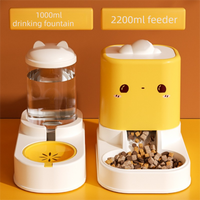 2-in-1 Feeder & Waterer Station 2.2L + 1L — Green