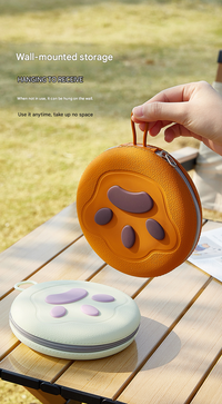 And Yellow Portable Collapsible Silicone Pet Bowl - Food Grade