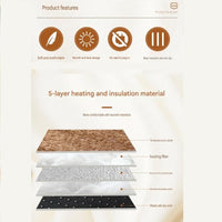 Self-Heating Pet Mat 72 x 115cm — Grey