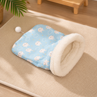 Cat Sleeping Bag Bed 40 x 50cm — Blue
