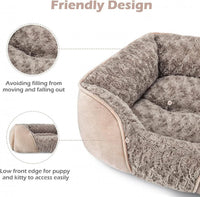 Small & Medium Pet Bed - Washable Rectangle Dog Bed