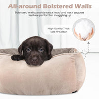 Small & Medium Pet Bed - Washable Rectangle Dog Bed