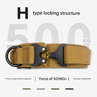 Tactical Dog Collar - Wide Padded Nylon Collar with Quick